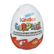 Kinder Surprise Milk Chocolate Egg With Surprise Toy Boys, 24 Count (Case Of 24)