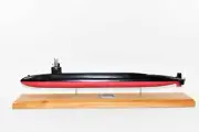 USS Nevada SSBN-733 Submarine Model,Navy,Scale Model,Mahogany,20 inch,Ohio Class