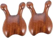 CRILSTYLEO Pcs Wooden Facial Tool Nose Scraper for Face Acupoint Nose for Facial Tools