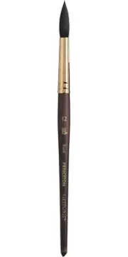 Princeton Artist Neptune Series 4750 Brush, Round, Synthetic Squirrel, Size 12