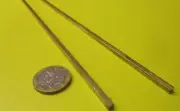 360 Brass Square Bar 1/8" Thick x 1/8" Wide x 60.0" Length, 2 Units, 10 Ft Total