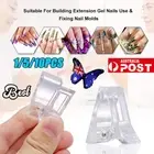 Nail Tips Clip Building Poly UV Builder Gel Manicure Plastic Extension Clamp RL
