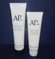 Nu Skin Nuskin AP24 Anti-Plaque 6oz and Whitening Fluoride Toothpaste 4oz Bundle