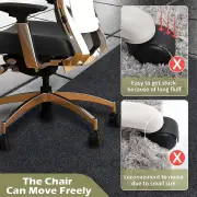 Vikus Chair Mat for Rolling Chair,90x140cm, Folded Package (Black)