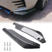 2x Carbon Fiber Rear Bumper Splitter Diffuser Canars For Aston Martin Accessory (for: Aston Martin)