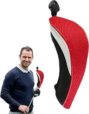 Golf Head Covers - Hybrid Headcover,with Interchangeable Tags, Water-Resistant, Golfing Accessories for Course Tournament Play Travel Transportation