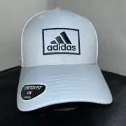 Adidas Aeroready Men’s Size S/M Golf 2 Stretch Fit Hat Wonder Blue/White Cap
