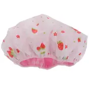 Womens Shower Caps Elastic Fast Dry Cap Dry Hair Bathing Cap Shower Bonnet Shower Head Cap Hotel Shower Caps