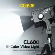 COLBOR CL600 Pro 600W LED Video Light Bi-Color 2700K-6500K Photography Lighting