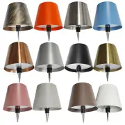 Wireless Bottle Lamp,3 Color Stepless Dimming LED Wine Bottle Lamp Cordless Lamp