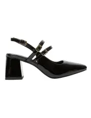 [Sandler] Nexus Heeled Shoes in Black Patent Leather