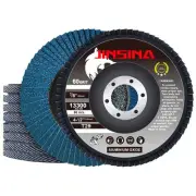 Flap Discs 10PCS, 4 1/2 Aluminum Oxide Grinding Wheels for Angle Grinder, Typ...