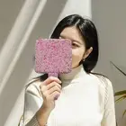 Handheld Mirror Glitter Multipurpose Travel Mini Cosmetic Mirror Compact Size