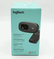LOGITECH C270 HD Webcam 720p - Black