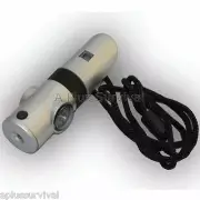7 in 1 Emergency Survival Whistle Compass Light Storage Mirror Camping Kits