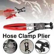 NEW Hose Clamp Pliers Angle Swivel Jaw Locking Flat Band Fuel Coolant Clip Kit