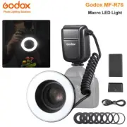 Godox MF-R76 Macro Ring Flash Close Up Speedlite Fr Canon Nikon Sony Fuji Pentax