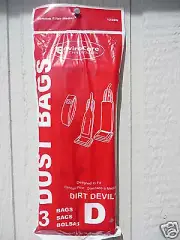 3 Royal Dirt Devil Type D Vacuum Bag Extra Featherlite