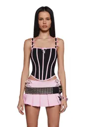 [Playboy by Dolls Kill] Desired Glam Corset Top