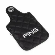 PING 2023 TOMCAT 14 SQUARE MALLET PUTTER HEADCOVER HEAD COVER - BLACK - NEW