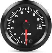 PMGMZPGPMA 2" 52mm 7 Colors Changeful Backlight Tachometer High Speed Stepper Motor with Sensor Car Meter TT101486 Automobile Tachometer