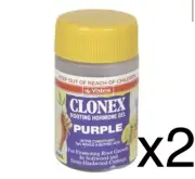 2 x Yates 50ml Clonex Rooting Hormone Gel - Purple