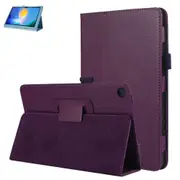 Tablet Protective Cover Stand Case for Samsung Galaxy Tab A8 Screen Protector-Purple
