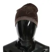 Costume National Chic Two-Tone Wool Blend Beanie - RRP 129.6 USD