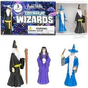 Archie McPhee Tiny Box of Wizards Novelty Mini-Figure Set (3 Piece)