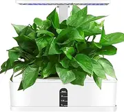 Hydroponics Growing System, 9 Pods Indoor Intelligent Garden Kit with 24 W Led Grow Light, 2.5 L Water Tank, Pump System, Automatic Timer, for Plant Flowers, Grass, Etc.