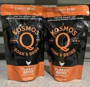 2 Kosmos Q - Soak & Brine - Original Flavor Turkey Brine 10 Oz Package Exp 09/26