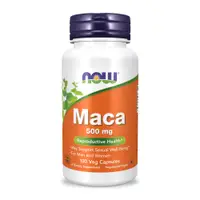 在飛比找PChome24h購物優惠-【NOW】MACA瑪卡膠囊1瓶(100顆)