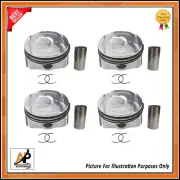For HYUNDAI ACCENT ALANTRA VELOSTER 1.6 Petrol GDI G4FD Piston With Ring x 4 NEW