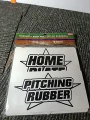 Baseball Throw Down Base Set 3 Bases Home Plate Pitchers Rubber