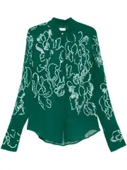 [Dries Van Noten] Dries Van Noten-01620-Celina Bis Emb 1487 W. W.Shirt-Donna 36 FR