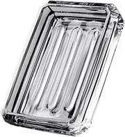 PRETYZOOM Transparent Soap Holder Stylish Bathroom Gadget with Central Design for Dry Soap Bars Compact Practical Soap Container for Shower Kitchen Storage