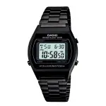 CASIO B640WB-1A 熱門的復古設計 錶帶為黑色離子IP處理的不鏽鋼錶帶 B640WB