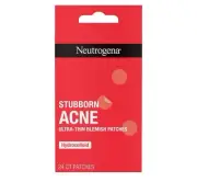 Neutrogena Stubborn Acne Pimple Patches, Ultra-Thin Hydrocolloid Stickers, 24ct