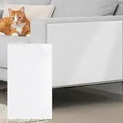 uxcell Anti Scratch Furniture Protector, 8 Sheets 17" x 10" Single-Sided Sticky Couch Protector from Cat Claws, Clear Protectors from Cats Scratching for Sofa Corners, Walls, Doors