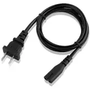2-Prong AC Power Cord Cable Lead For HP Deskjet Printer Scanjet Scanner Adapter