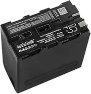 Replacement Battery for Sony MVC-FDR3 (Digital Mavica), PBD-D50 (DVD Player), PBD-V30 (DVD Player), Part No: NP-F970, NP-F970/B, NP-F975, XL-B2, XL-B3 7.4V