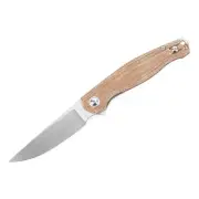 NEW GiantMouse ACE Sonoma V2 - Natural Canvas Micarta Folding Knives