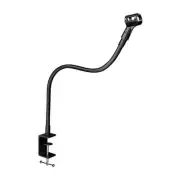 S Flexible Gooseneck Microphone Stand with Heavy Duty Desk Clamp for 24-INCH