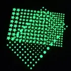 Wall Stickers Kids Bedroom Room Ceiling Decoration PVC 2 Sheets Glow In The Dark