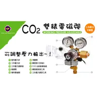 在飛比找蝦皮購物優惠-蝦兵蟹將【台灣 UP-雅柏】A-165 CO2雙錶電磁閥(可