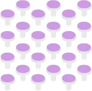 Alasum 24Pcs Baby Nail File Pads Nail Trimmer Pad Replacement Electric Baby Nail Grinding Heads Polish Discs for Standard Electric Kid Nail Trimmer Purple