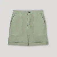 在飛比找新光三越 skm online優惠-Roots 女裝- 休閒平織短褲(綠色)-2