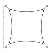 Custom Sun Shade Sail - Square