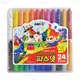 韓國Amos 無毒 旋轉式 水蠟筆 (24色) 兒童彩繪 易清洗 國際認証 畫畫 著色 蠟筆 時時購