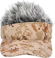 OATIPHO Reusable Baseball Cap Wig Hat for Men and Women Stylish Portable Peaked Cap with Chic Design for Outdoor Events Hiking Beach and Everyday Use